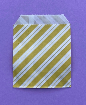 8 cm. x 8 cm. papírtasak, SÁRGA, 100 db.